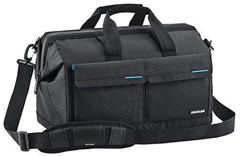 CULLMANN - 98380 - AMSTERDAM Maxima 520 Kameratasche für mittleres bis großes DSLR-Equipment mit großer Taschenöffnung, schwarz - Innenmaße 360x170x200m - 1300g leicht