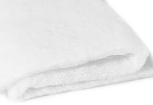 Kissenoutlet24 Volumenvlies 200 g/m² ca. 25-31mm dick, Breite 1,60m, Polyester Thermisch verfestigt ohne chemische Bindemittel Meterware Rollenware
