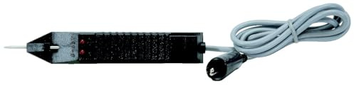 KS Tools 550.1503 Spannungsprüfer 3-48 V, 140mm, schwarz | Testlampe 3-48 V - 140 mm, starke Beleuchtung