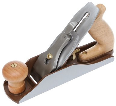 DICTUM Schlichthobel Nr. 4 – Präziser Handhobel Holz mit SK4-Stahl Eisen | Hochwertiger Holzhobel & Tischler Werkzeug für feine Kanten- und Flächenbearbeitung