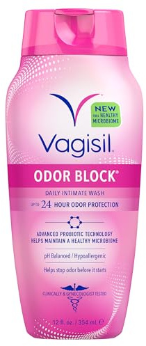 Vagisil Intimate Wash, Odor Block, 300 ml Vagisil | Die Odor Block Women's Wash bietet 24h Geruchsschutz. Von Gynäkologen getestet, pH-ausgewogen