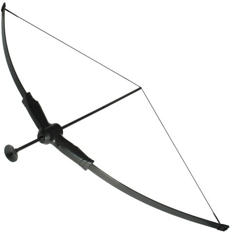 Petron S160/6 STEALTH Archery Set Sport Bogen mit 6 Pfeilen, schwarz (1 Stück)