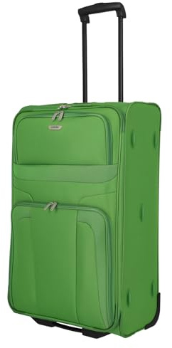 paklite Reisekoffer mit 2 Rollen, Rollkoffer groß, Orlando, klassischer Weichschalen Trolley im zeitlosen Design, 73 cm, 80 Liter