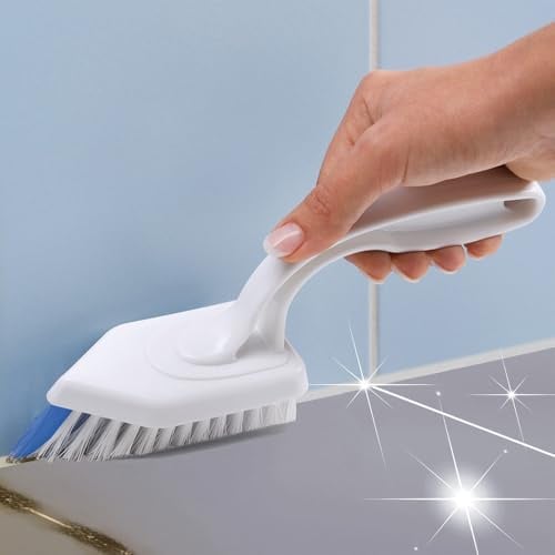 Maximex Fugenbürste Profi, ergonomischer Griff, zur Bad- und Küchenreinigung, Speziell geformte Bürste, Maße (B x H x T): 21,5 x 11 x 5 cm
