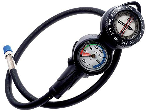 Cressi Konsolen Console 2 Compass+Pressure Gauge PSI, KC765350