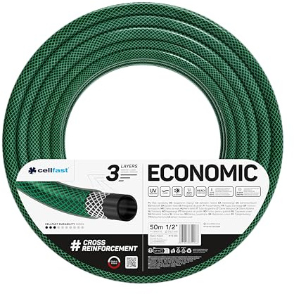 Cellfast Gartenschlauch ECONOMIC 20m, 5/8”, 10-010