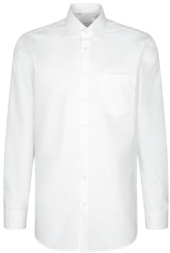 Seidensticker Herren Business-Hemd - Regular Fit - Bügelfrei- Kent-Kragen - Langarm - 100% Baumwolle