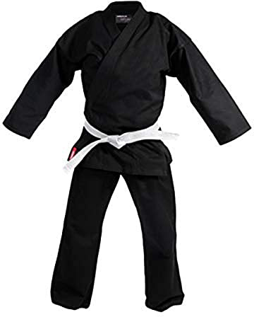 DEPICE Karate-Anzug KAGE 12 oz schwarz Baumwolle traditionell 190 cm