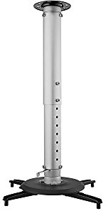 BenQ 5J.JAM10.001 Universal Deckenhalterung für BenQ Projektoren, Schwarz, Edelstahl, one size