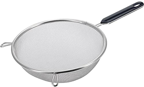 Westmark Haushaltssieb, Traditionell, ø 20 cm, Rostfreier Edelstahl/Kunststoff, Silber/Schwarz, 12852270