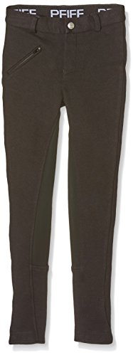 Pfiff 101197 Damen Reithose Vollbesatz Vollbesatzreithose Schwarz / Grau, 40