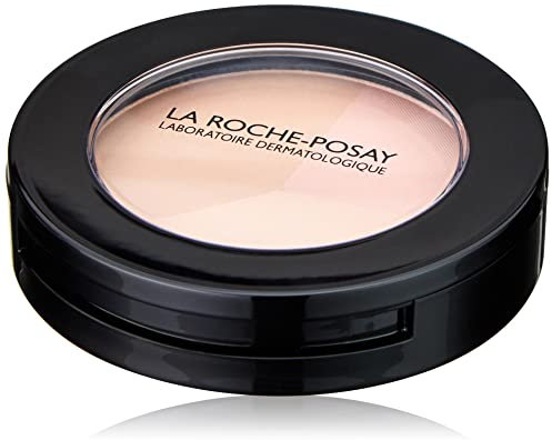 La Roche-Posay Toleriane Mattierendes Fixier-Puder, Make-up-Finish für fettige und zu Akne neigende Haut, Langanhaltend angenehmes Gefühl dank ultraweicher und leichter Pudertextur,12 g