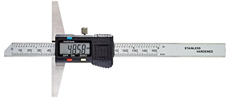 WABECO Tiefenmessschieber 150 mm digital Tiefenmesser Tiefenmaß Tiefenmessgerät Messschieber