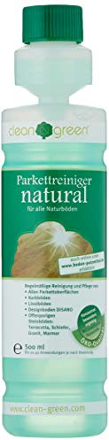 clean & green Parkettreiniger natural für geölte/versiegelte Parkett- und Korkboden