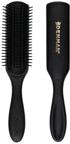Denman Brush D3 Styler 7-reihige Haarbürste für lockiges Haar, Zwart, 1 Stück (1er Pack)