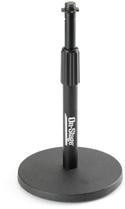 On-Stage DS7200B Desktop Mikrofonstativ, Schwarz