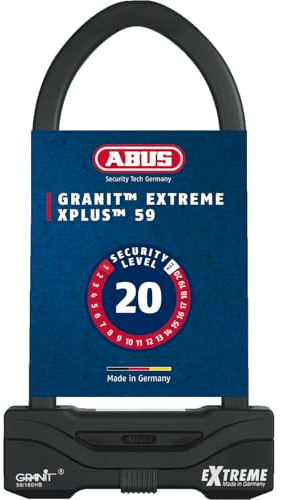 ABUS Granit Extreme XPlus 59 Bügelschloss Schwarz 245 mm