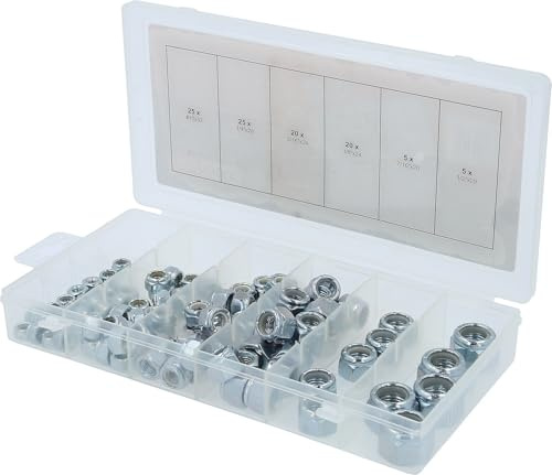 KS Tools 970.0490 Sortiment Muttern, selbstsichernd, UNF, 100-tlg.