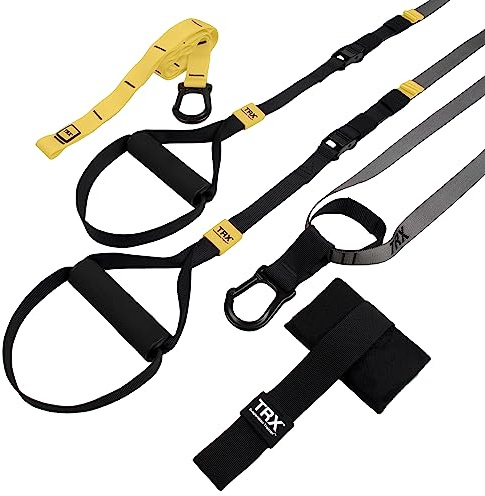 TRX GO - Schlingentrainer - ideal für vielreisende Sportler und Fitnesstrainings - Zugang zur TRX Training Club App - Grau