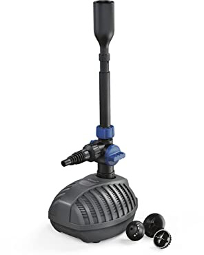 OASE 57399 Aquarius Fountain Set Classic 1000, 11W, 1000 l/h - Wasserspielpumpen-Set, Springbrunnenpumpe, Fontänenpumpe, Schwarz