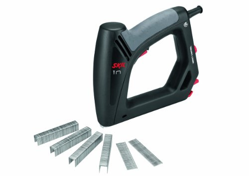 Skil 8200 AA Elektrotacker (mit Softgrip und Schlagkraftregulierung; Kapazität: 100 Klammern, 80 Nägel) F0158200AA