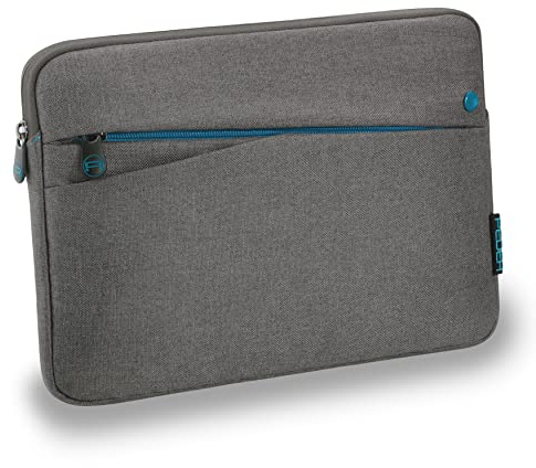 PEDEA Tablet Tasche 9–11 Hülle Case für iPad Pro 11 2025 M4/M2/M1, iPad Air 11 M3/M2 2024, iPad A16, Galaxy Tab S10FE, S9, A9+, Sleeve mit Zubehörfach, grau