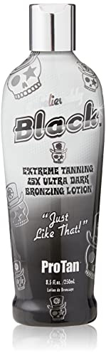 Pro Tan Unbelievably Black Extreme Tanning 25x Ultra Dark Bronzing Lotion 250ml