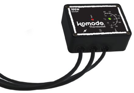 Komodo Thermostat 300 W, hält Reptilien-Terrarium oder Vivarium Temperatur