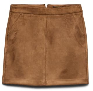 VERO MODA Damen Velours Minirock Kurzer Stretch Bleistiftrock Samt Nicki Stoff VMDONNADINA