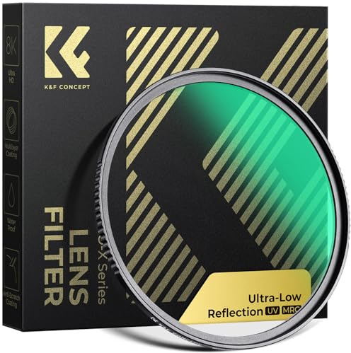K&F CONCEPT Ultra-niedrige Reflexion UV Filter 72mm Schutzfilter (Nano Xcel )