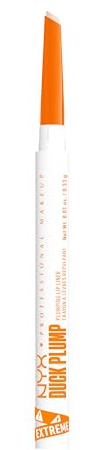 NYX Professional Makeup Lippenkonturenstift für natürlich aufgepolsterte Lippen und Sofort-Effekt, Mit Capsicum und Ingwer, Duck Plump Plumping Lip Liner, Farbton: 01 Ducking Clear