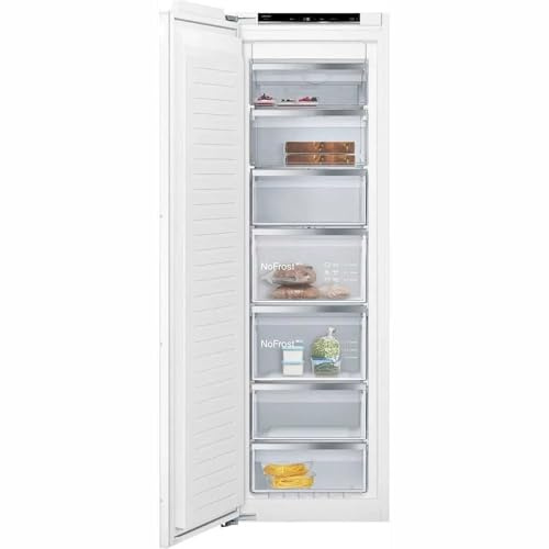 Siemens iQ500 Einbau-Gefrierschrank 177.2 x 55.8 cm 212 L noFrost GI81NACE0 | Made in Germany, varioZone für flexible Raumnutzung, bigBox für großes Gefriergut, Flachscharnier mit Softeinzug