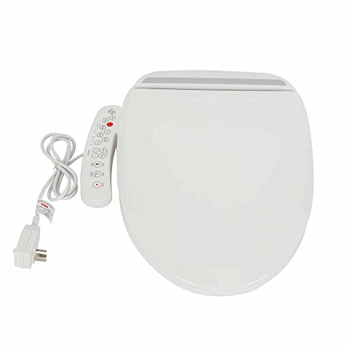 Elektrisch Toilettensitz Intelligent Bidet Sitz Smart Dusch WC-Sitze Toilettensitz Einstellbare Sitztemperatur 32℃-48℃, Antibakteriell, Elektrisch Bidet Sitz mit selbstreinigende Düsen