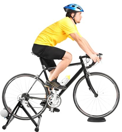 Flüssigkeit Turbo Trainer, Flüssige Rollentrainer Fahrrad Tragbar Indoor Bike Trainer Stand Verstellbare Spannung, Bike Trainer Ständer für 26-29 Zoll Bikes, 700c Bikes