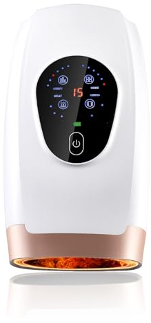 Handmassagegerät,Elektrische Handmassage mit Wärme und Kompression Kabelloses Hand Massagegerät bei Arthritis Karpaltunnelsyndrom,Massager Schmerzlinderung für Handgelenk Finger Geschenke Damen Herren