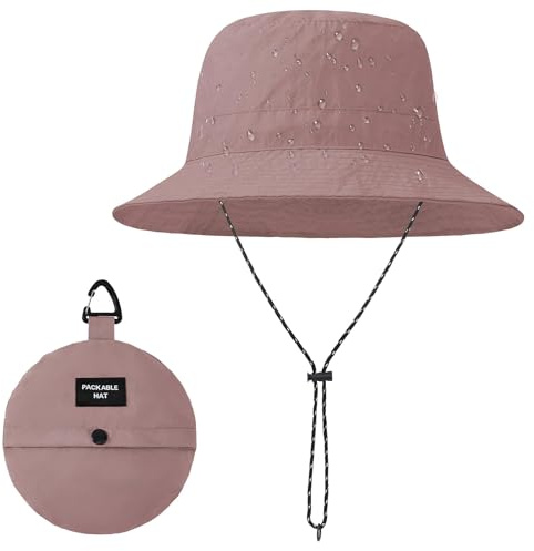 Durio Wasserdichter Regenhut Herren Damen - UPF 50+ Sonnenhut Outdoor - Atmungsaktiver Fischerhut, Faltbarer Wanderhut & Anglerhut