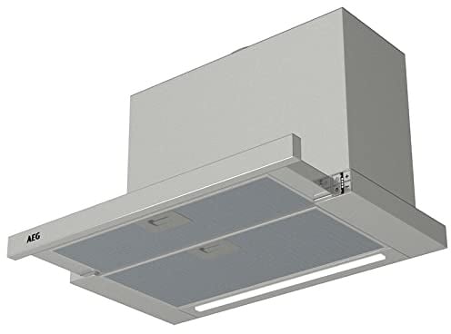 Dunstabzugshaube AEG DPE5660M Flachschirmhaube 60 cm Grau 660m³/h