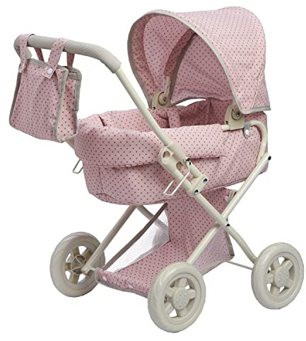 Puppenwagen Babypuppenwagen Kinderwagen Puppenzubehör Olivia's World OL-00003