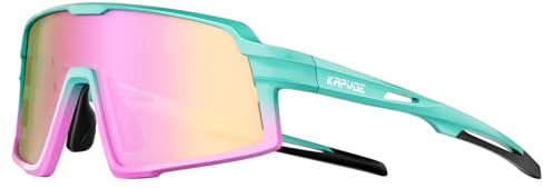 KAPVOE Kinder Polarisierte Sonnenbrille Jugend Baseball Sonnenbrille für Jungen Mädchen UV400 Sport Softball Laufen Radfahren Brille K251