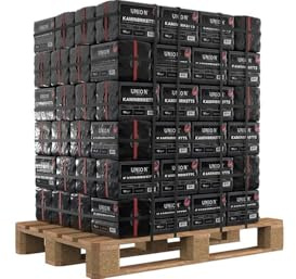 Hoyo Technology GmbH 500 kg Braunkohle Unionbriketts Rekordbriketts Braunkohle Kaminbriketts