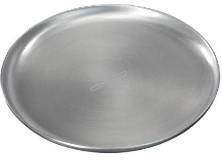 Kerzenteller, Dekoteller Rund Silber 15 cm