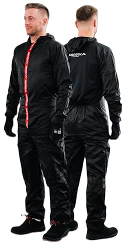 CAR SYSTEM Coverall Black Suit Lackieranzug waschbar schwarz (XL)