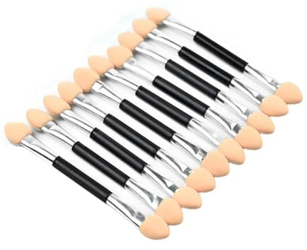 Tragbare Lidschatten-Pinsel, Kosmetikpinsel, Lidschatten-Applikatoren, Augen-Make-up-Werkzeug, kleiner Make-up-Pinsel, 10 Stück