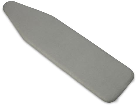 Amazon Basics Bügelbrettbezug, Standardgröße, dicke Polsterung, grau, 38.1 x 137.2 cm (Bügelbrett nicht im Lieferumfang enthalten)