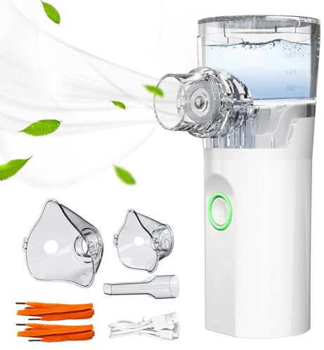 Joycabin Inhaliergerät für Erwachsene Inhalationsgerät Kinder, Inhaliergeräte Wiederaufladbarer Inhalator mit Tragbarem Design, Leiser Inhaliergeräte
