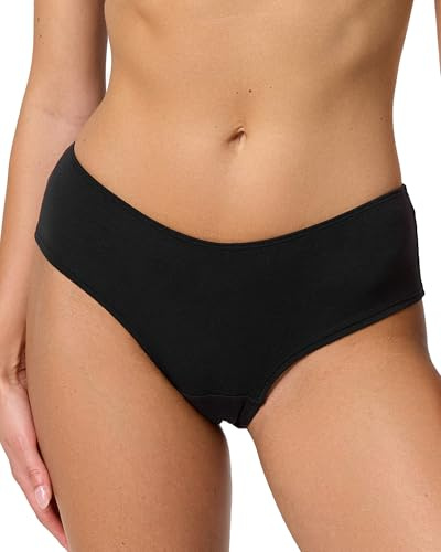 Nur Die 5er Pack Hipster Slip mehrfarbig aus Baumwolle Stretch Unterwäsche Unterhosen Basic Mehrpack Damen