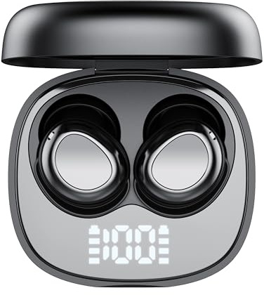 Doubc Schlafkopfhörer Bluetooth 5.4 Mini Kopfhörer, 2025 Neue in Ear Kopfhörer Kabellos mit 25 Stunden Akkulaufzeit, Weiche Ohrhörer Schlafen Sleepbuds, Sanfter Klang Bequem Tragen ohne Druckgefühl