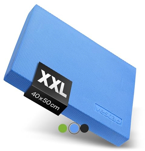 Vesta+ Balance Pad XXL + APP, Wackelpad und Gleichgewichtskissen - Balance Pad Physiotherapie für das Plus in Deinem Training, Balancepad, Gymnastik Kissen, Balance Matte