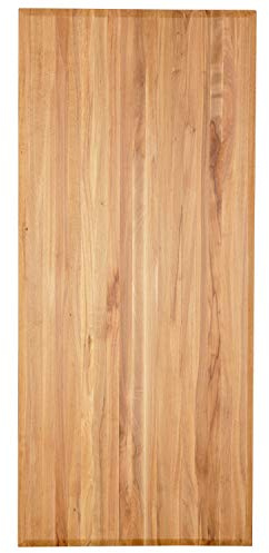 Staboos Tischplatte 160x80x25 cm Massivholz Buche - Hochwertige Massivholzplatte feingeschliffen - Geölte Schreibtischplatte - Schadstofffreie Holzplatte massiv als Esszimmertisch, Bürotisch und Küche