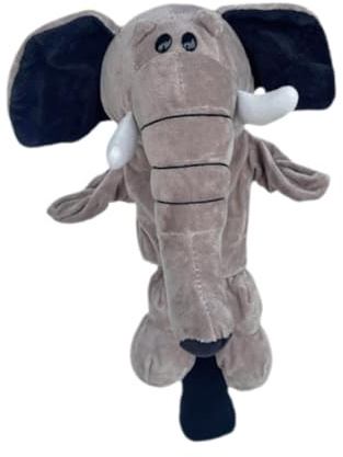 Folpus Tierische Golf-Schlägerhaube für Fairway-Holz, Golf-Schlägerhaube, Zubehör, Schutzhülle zum Üben im Freien, Damen, Herren, Erwachsene, Elefant